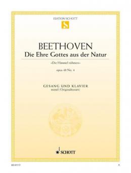 The Glory of God in Nature C Major Op. 48 No. 4 Standard