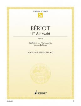 Air Varié D Minor Op. 1 Standard