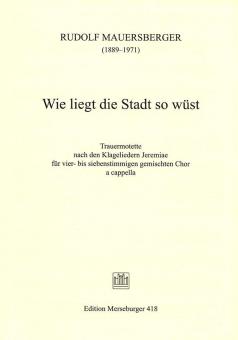 Wie liegt die Stadt so wüst 