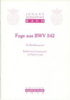Fuge in g-Moll aus BWV 542 