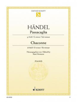 Passacaglia G Minor / Chaconne D Minor Standard