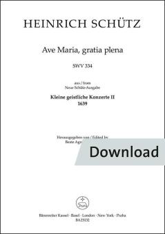 Ave Maria, gratia plena SWV 334 
