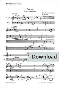 Proprium für das Dreifaltigkeitsfest op. 195 