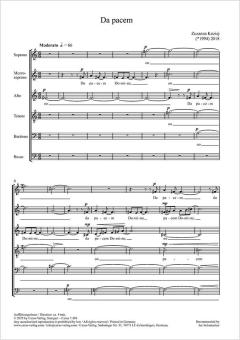 Da pacem Standard