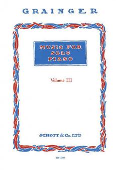 Music for Solo Piano Vol. 3 Standard