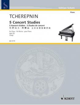 5 Études de concert op. 52 Standard