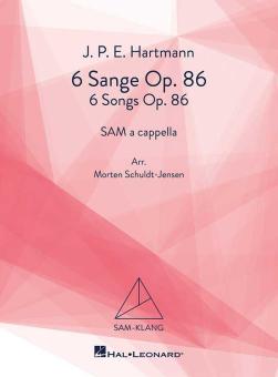 6 chants pour chœur mixte op. 86 