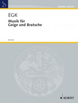 Music for Violin and Viola 