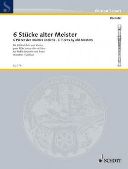 6 pièces des maîtres anciens Standard