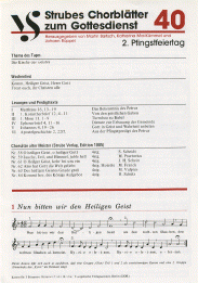 2. Pfingstfeiertag 