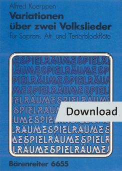 Variationen über 2 Volkslieder 