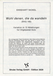 Wohl denen, die da wandeln 