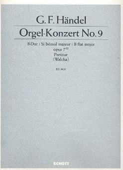 Organ Concerto No. 9 B Major Op. 7/3 HWV 308 
