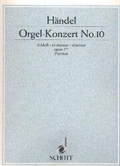 Organ Concerto No. 10 D Minor Op. 7/4 HWV 309 