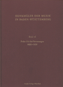 Frühe Mörike-Vertonungen 1832-1856 