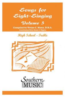 Songs For Sight-Singing Vol. 3 