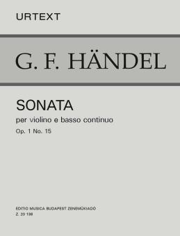 Sonata op. 1, No. 15 