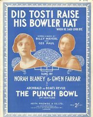 Did Tosti Raise His Bowler Hat ? 