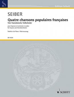 Quatre chansons populaires françaises Standard