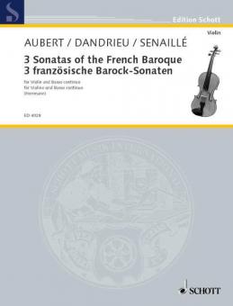 Three Sonatas of the French Baroque Standard