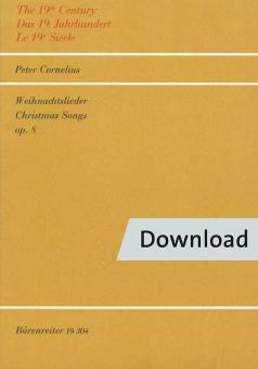Weihnachtslieder op. 8 
