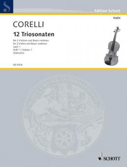 12 Trio Sonatas Op. 1 Vol. 1 Standard