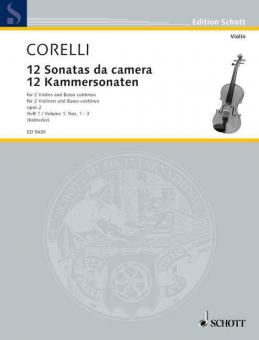 12 Chamber Sonatas Op. 2 Vol. 1 Standard