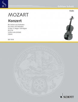 Concerto sol majeur KV 216 Standard