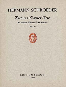 Piano Trio No. 2 Op. 40 