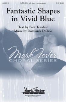 Fantastic Shapes in Vivid Blue - Violin 1 