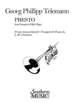 Presto (from Sonata in B flat Major) 