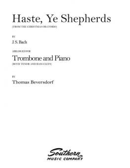 Haste, Ye Shepherds (from the Christmas Oratorio) 
