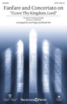 Fanfare and Concertato on "I Love Thy Kingdom, Lord" - Handbells 