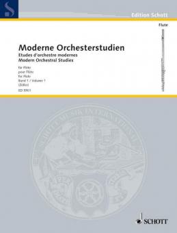 Etudes d'orchestre modernes pour flûte Vol. 1 Standard