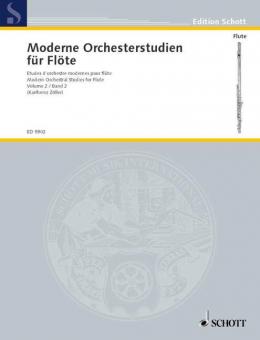 Etudes d'orchestre modernes pour flûte Vol. 2 Standard