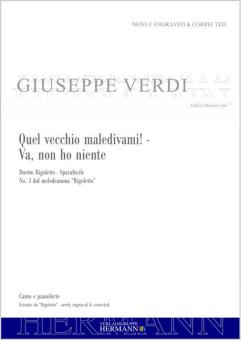 Rigoletto - Quel vecchio maledivami! - Va, non ho niente (no. 3) 