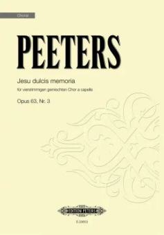 Jesu dulcis memoria op. 63 No.3 