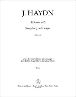 Symphonie en ré majeur Hob. I:61 