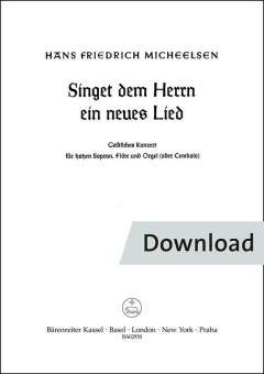 Singet dem Herrn 