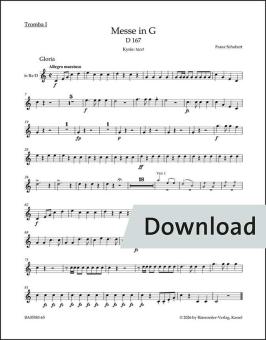 Messe en sol majeur D 167 Download