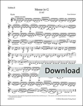 Messe en sol majeur D 167 Download