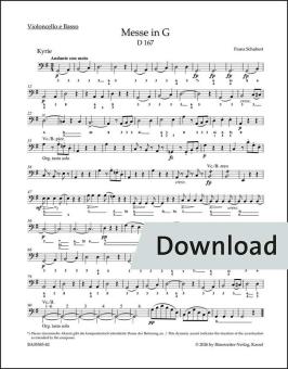 Messe en sol majeur D 167 Download