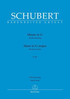 Messe en sol majeur D 167 Standard