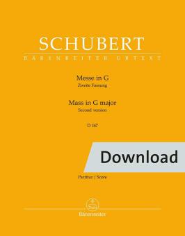 Messe en sol majeur D 167 Download
