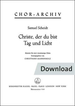 Christe, der du bist Tag und Licht 