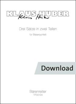 3 Sätze in 2 Teilen 