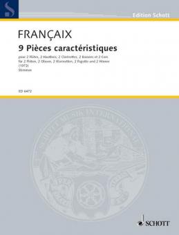 9 Pièces caractéristiques Standard