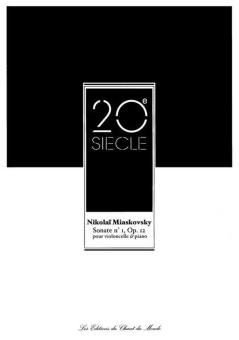 Sonate No. 1 op. 12 Pour Violoncelle 