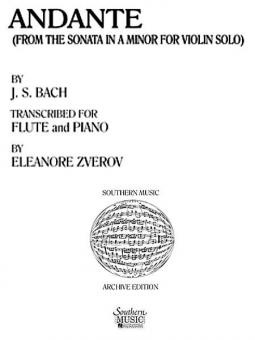 Andante (from the Sonata in a minor for Violin solo) 