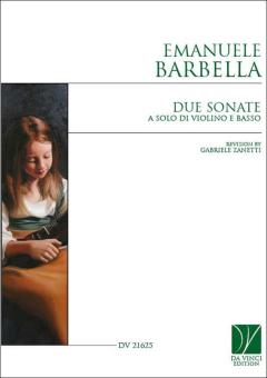 Due sonate a solo per violino e basso 